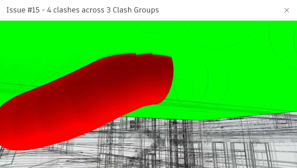 ACC clash viewer: Issue #15, 4 clashes across 3 clash groups
